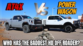 What Is The BEST OffRoad GM Truck Silverado Trail Boss vs ZR2 vs Sierra AT4X [upl. by Hsinam]