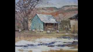 Brent Jensen Oil Painting Demo quotGrazing Sheepquot [upl. by Rovaert]