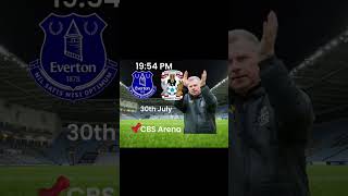 Coventry VS Everton 30th June football coventrycity shorts [upl. by Hephzibah]