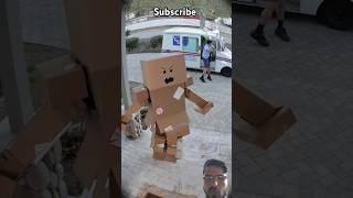 the mailman didnt know he was on camerarobotminecraftfunny memesyoutubeshortsshorts trending [upl. by Marj]