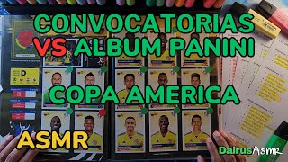 ASMR Convocatorias vs Álbum Copa América 2024 Parte 2 [upl. by Raffin73]