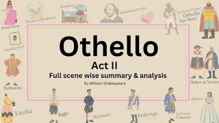 Othello act 2 Othello 2 minutes Summary amp analysis  Othello summary   Shakespeares Othello [upl. by Wehttam944]