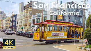 San Francisco California 🇺🇸 4K Walking Tour [upl. by Crowns]