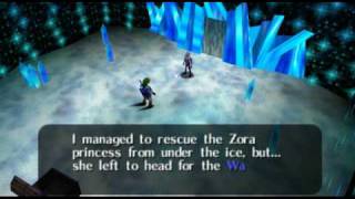 Legend of Zelda Ocarina of Time Walkthrough 09 46 quotIce Cavern Iron Bootsquot [upl. by Atiker]