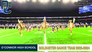 O’Connor High School Golduster dance team 20232024  the Alamodome [upl. by Dever]