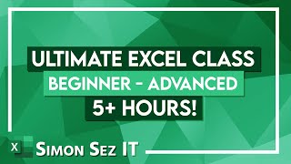 The Ultimate Excel Tutorial  Beginner to Advanced  5 Hours [upl. by Eduj]