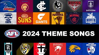 All AFL Theme Songs 2024 [upl. by Leidba469]