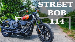 Harley Davidson Street Bob 114 Review  This Bike Is Something Else [upl. by Thackeray87]