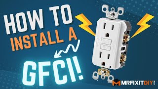 HOW TO INSTALL A GFCI OUTLET [upl. by Leoline]