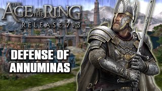 Age of the Ring mod 73  The Siege of Annuminas  Custom map [upl. by Oberheim]