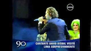 David Bisbal Ave Maria  Peru Jockey Plaza 2012 [upl. by Kachine]