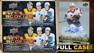 OPENING A 20 BOX CASE of 202324 Upper Deck Star Rookies Hockey Retail Box Set  Connor Bedard [upl. by Doble]