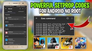 Best Brevent Commands For Android No Root  Max FPS amp Fix Lag  For Games [upl. by Foskett]