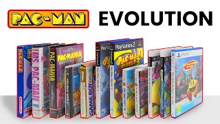 Evolution of PacMan Games  19802023 Unboxing  Gameplay [upl. by Buckler]