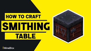 How to Craft a Smithing Table in Minecraft [upl. by Patt]