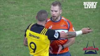 Great interaction between TJ Perenara amp referee Angus Gardner [upl. by Niltac]