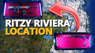 Ritzy riviera weapon case location in fortnite [upl. by Penhall237]