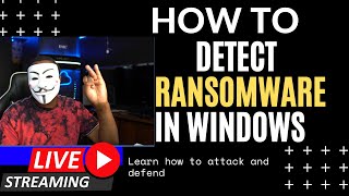 Attack and detect lab  What is Ransomware How To Detect Ransomware In Windows demo [upl. by Dualc]