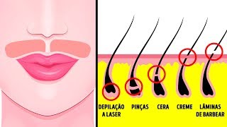 9 Jeitos De Se Livrar Dos Pelos Do Rosto Naturalmente [upl. by Heinrike]