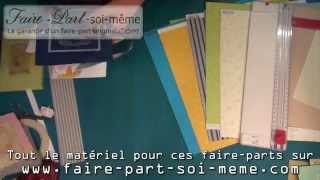 Tuto Les différents pliages pour les faireparts [upl. by Wally]