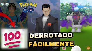 ¡COMO DERROTAR A GIOVANI y CAPTURA REGISTEEL OSCURO POKEMON GO [upl. by Gabby]