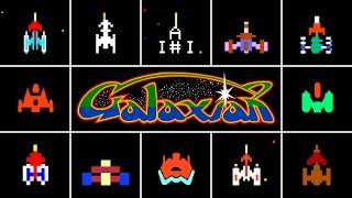 Galaxian 👽 Versions Comparison [upl. by Elroy]