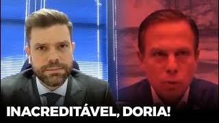 Doria faz comentário absurdo e delegado REBATE [upl. by Chappie]