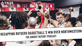 Recapping RHoops victory over Northwestern  Rutgers Scarlet Knights Basketball [upl. by Landa]