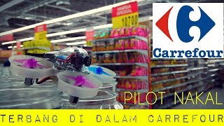 Drone Eachine E011 FPV Terbang Di Carrefour Bali [upl. by Jilli861]