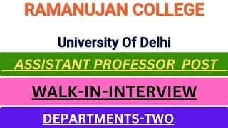 ★Assistant professor vacancies ★WalkinInterview job jobs jobsearch [upl. by Kelcie]