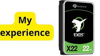 Seagate Exos X22 22TB Enterprise Hard Drive Review Unleashing Massive Storage Power [upl. by Anasiul368]