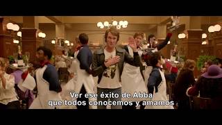 Mamma Mia 2 LYRICS  Waterloo  Lily James amp Hugh Skinner [upl. by Eleik]