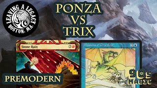 Ponza vs Grixis Trix MTG Premodern [upl. by Aletsirc405]