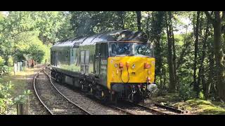 50008 thunderer with cda wagons bodmin diesel gala [upl. by Lindahl973]