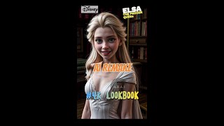 Disney Frozen Elsa of Arendelle 4K AI Lookbook Model Gallery 2 Video ARAI [upl. by Yttam747]