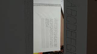 Engineering Drawing lettering [upl. by Nauhs]