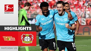 Ready To Be Crowned  Union Berlin  Bayer 04 Leverkusen 01  Highlights  MD 28 – Bundesliga [upl. by Virgel]