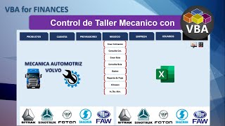 Control de Taller Mecanico con VBA Excel [upl. by Aivitnahs]