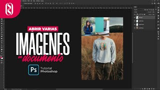 ⭐Cómo abrir varias IMÁGENES en un SOLO DOCUMENTO⭐ en Adobe Photoshop [upl. by Layla]