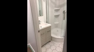 Saniflo cover for round base shower stall [upl. by Mackenzie896]