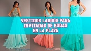 Vestido largo para invitada a una boda en la playa [upl. by Kerin]