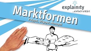 Marktformen einfach erklärt explainity® Erklärvideo [upl. by Munford]