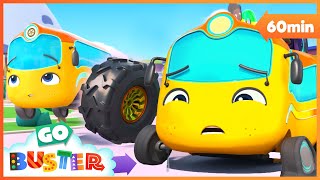 🚗 The New Tyres Busters Adventure at the Tyre Shop  Go Buster  Bus Cartoons amp Kids Stories [upl. by Watson]