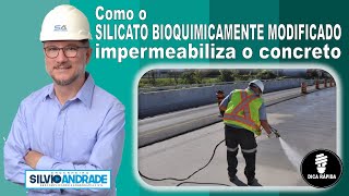 Impermeabilização de concreto com Silicato Bioquimicamente Modificado [upl. by Hindu]