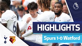 Heungmin Son goal maintains Spurs perfect start to the season HIGHLIGHTS  SPURS 10 WATFORD [upl. by Quinby355]