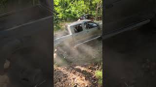 Nissan Frontier supercharged goin through ditch [upl. by Jada894]