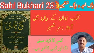 Sahi Bukhari 23  sahi Bukhari hadees 23  sahih al bukhari in urdu  sahih hadees [upl. by Kesley]