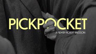 New trailer for Robert Bressons Pickpocket 1959  in cinemas from 3 June 2022  BFI [upl. by Eillib]