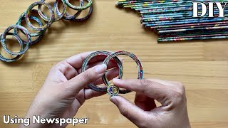 Useful DIY Basket using Newspaper  Best out of Waste Idea [upl. by Eden]