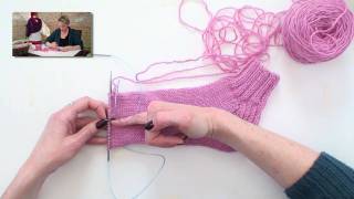 Learn to Knit Magic Loop Socks  Part 5 [upl. by Ohs]